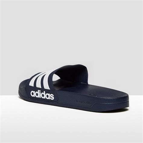 adidas cloudfoam adilette slippers blauw heren|Adidas Adilette slippers.